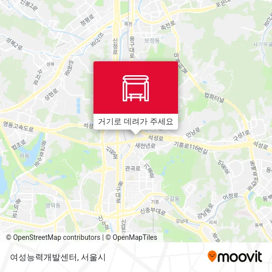 여성능력개발센터 지도
