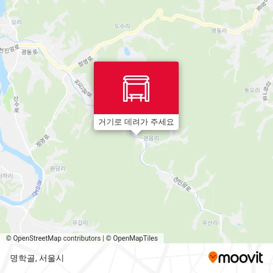 명학골 지도