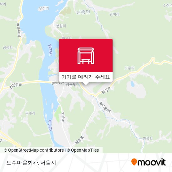 도수마을회관 지도