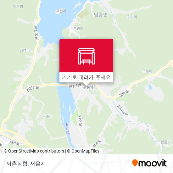 퇴촌농협 지도