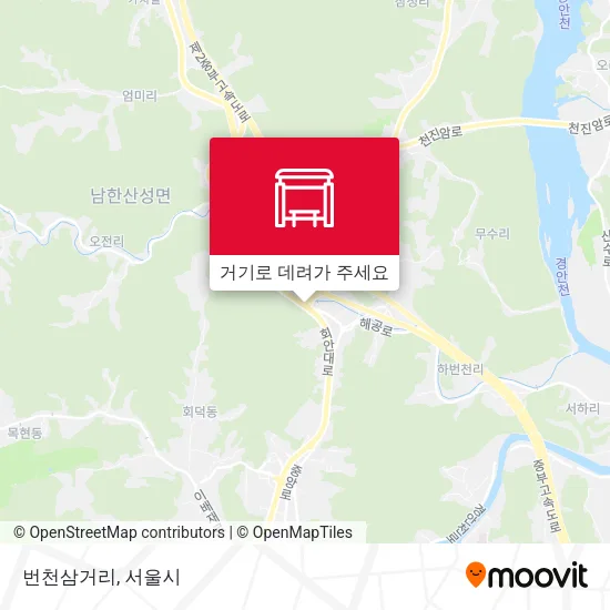 번천삼거리 지도