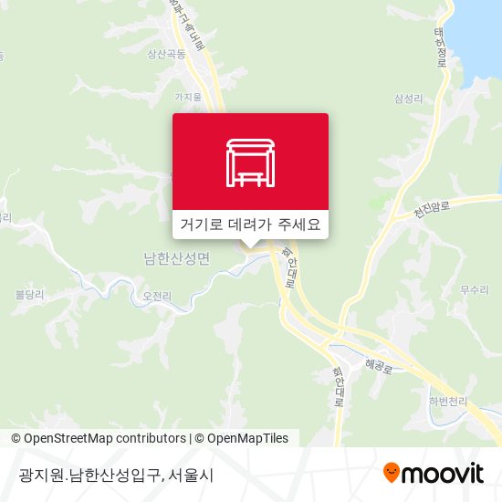 광지원.남한산성입구 지도