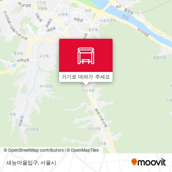 새능마을입구 지도