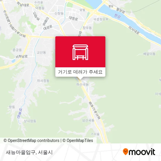 새능마을입구 지도