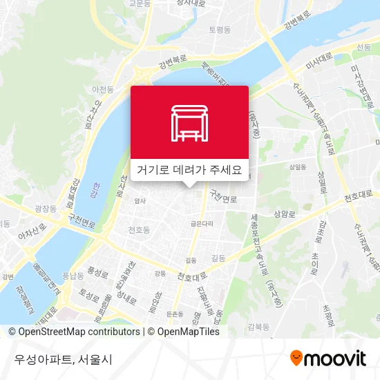 우성아파트 지도