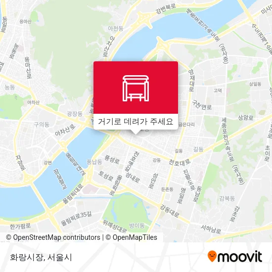 화랑시장 지도
