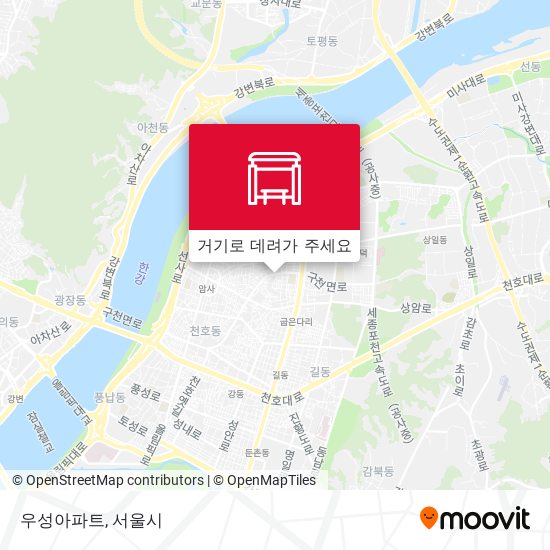 우성아파트 지도