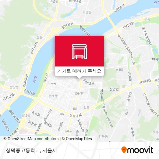 상덕중고등학교 지도
