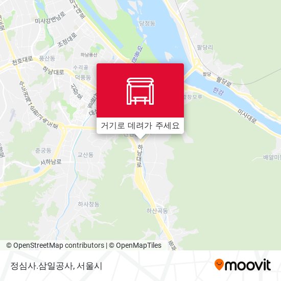 정심사.삼일공사 지도