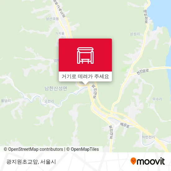 광지원초교앞 지도