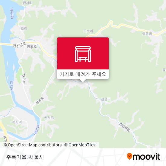 주목마을 지도