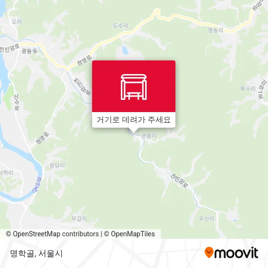 명학골 지도