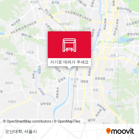 오산대학 지도
