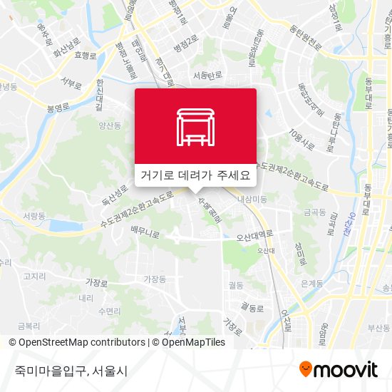 죽미마을입구 지도