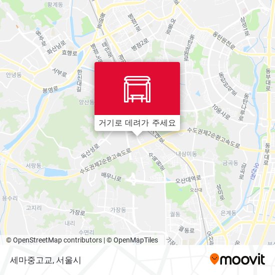 세마중고교 지도