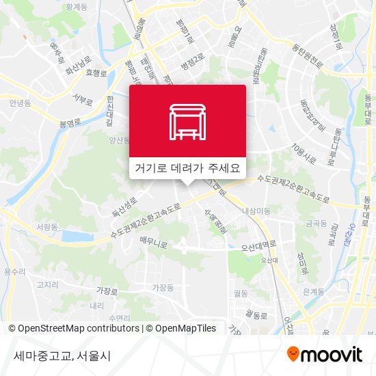 세마중고교 지도