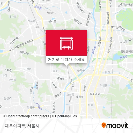 대우아파트 지도