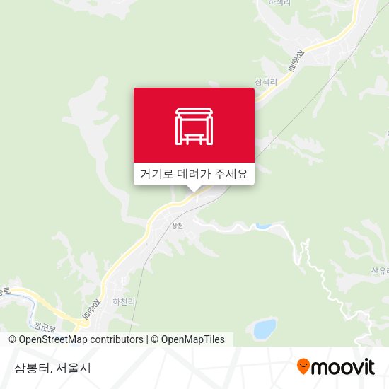 삼봉터 지도