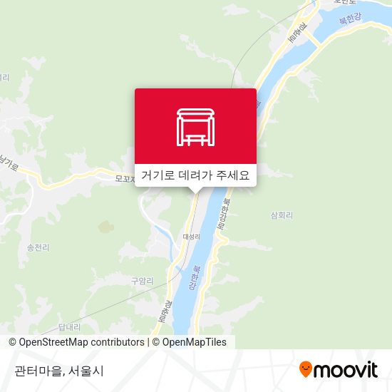 관터마을 지도