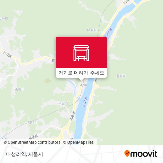 대성리역 지도