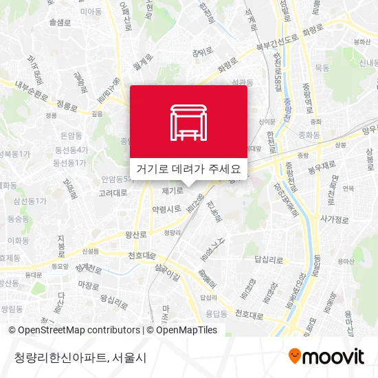 청량리한신아파트 지도