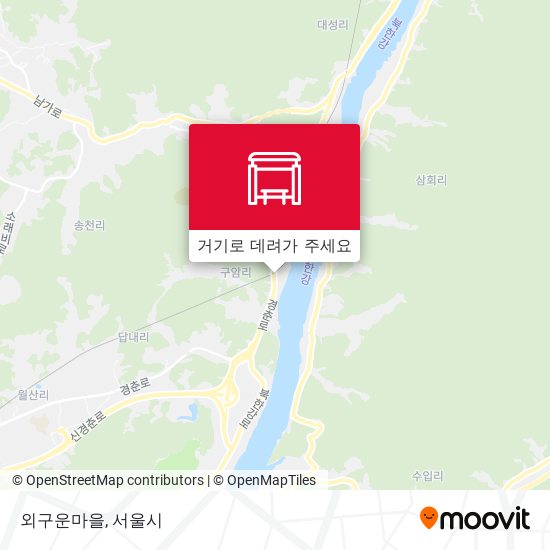 외구운마을 지도