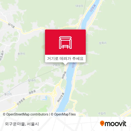 외구운마을 지도