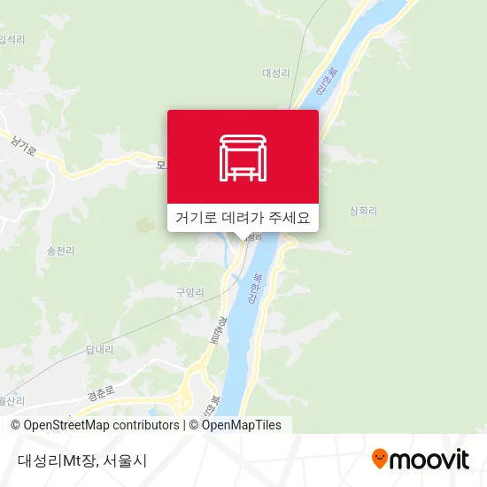 대성리Mt장 지도