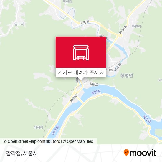 팔각정 지도