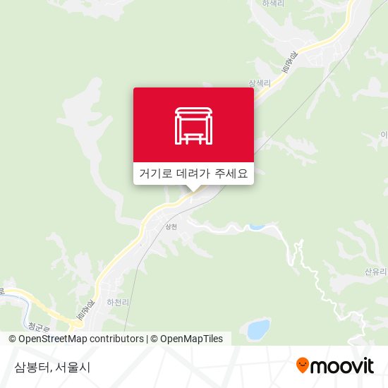 삼봉터 지도