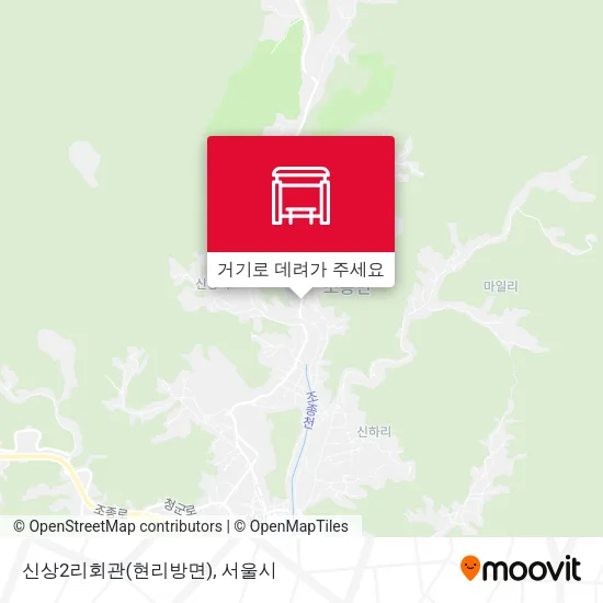 신상2리회관(현리방면) 지도