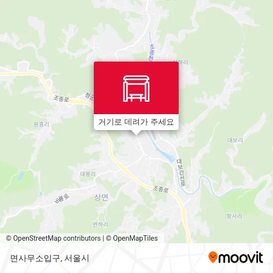 면사무소입구 지도
