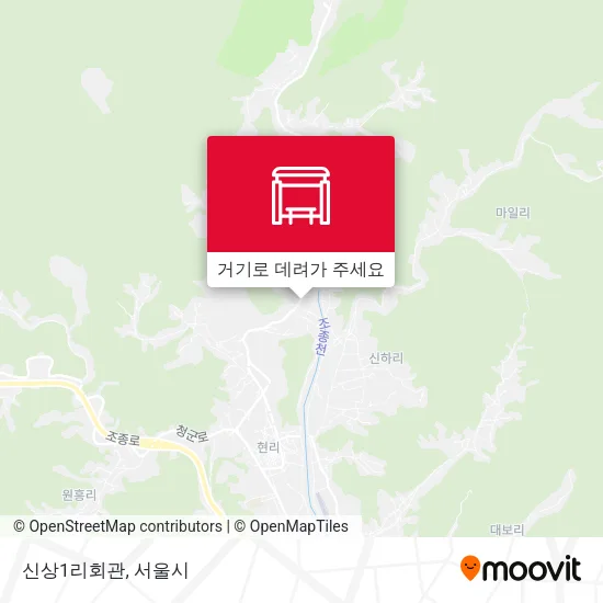 신상1리회관 지도