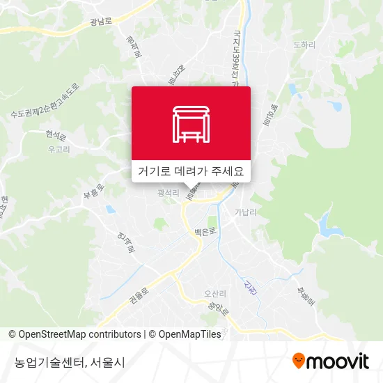 농업기술센터 지도