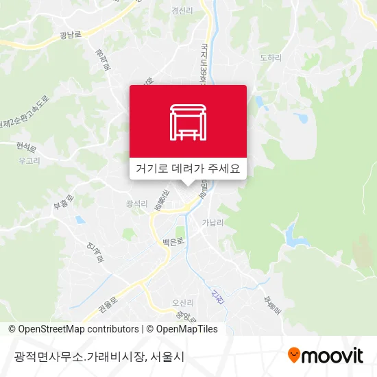 광적면사무소.가래비시장 지도