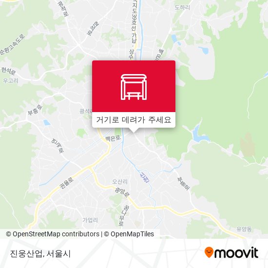 진웅산업 지도