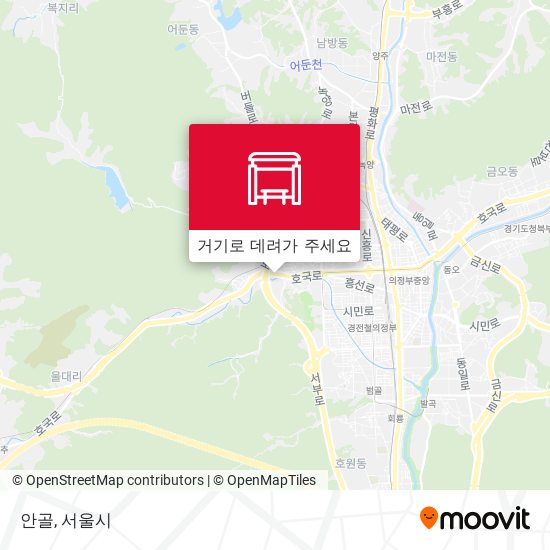 안골 지도