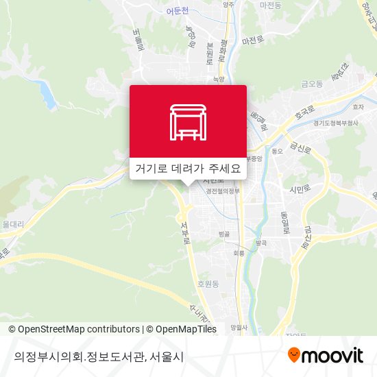 의정부시의회.정보도서관 지도