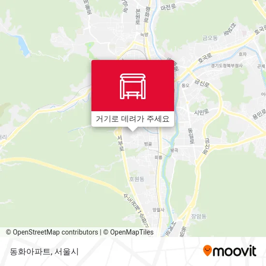 동화아파트 지도