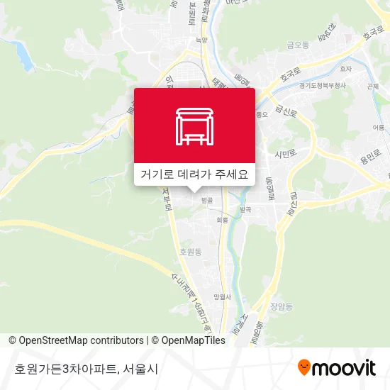 호원가든3차아파트 지도