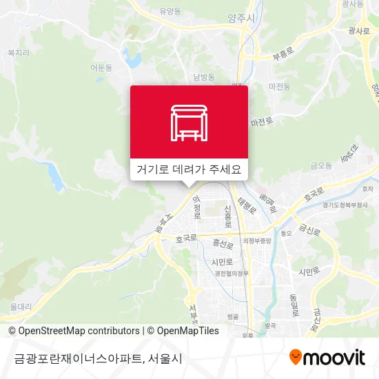 금광포란재이너스아파트 지도
