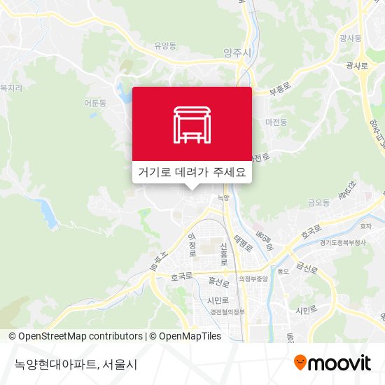 녹양현대아파트 지도