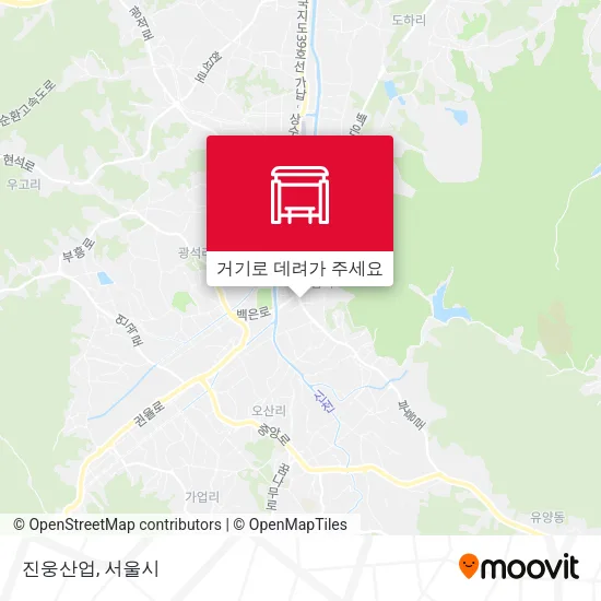 진웅산업 지도