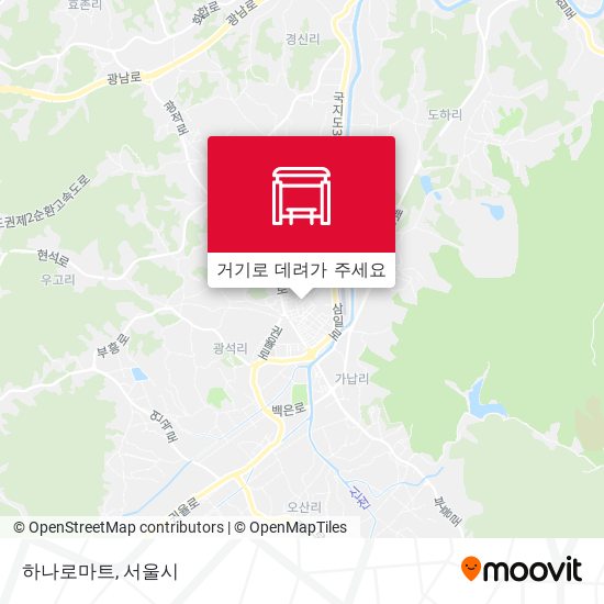 하나로마트 지도