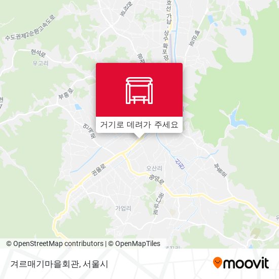 겨르매기마을회관 지도