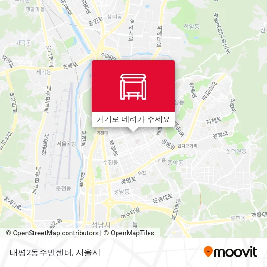 태평2동주민센터 지도