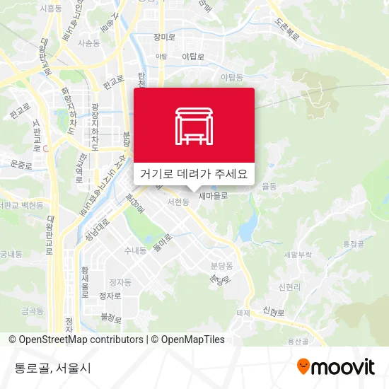 통로골 지도