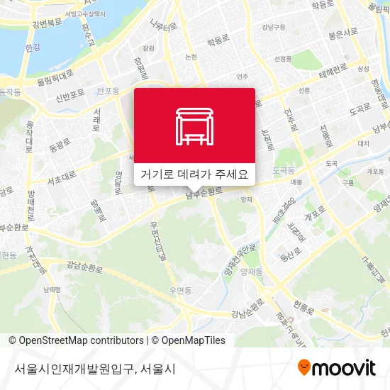 서울시인재개발원입구 지도