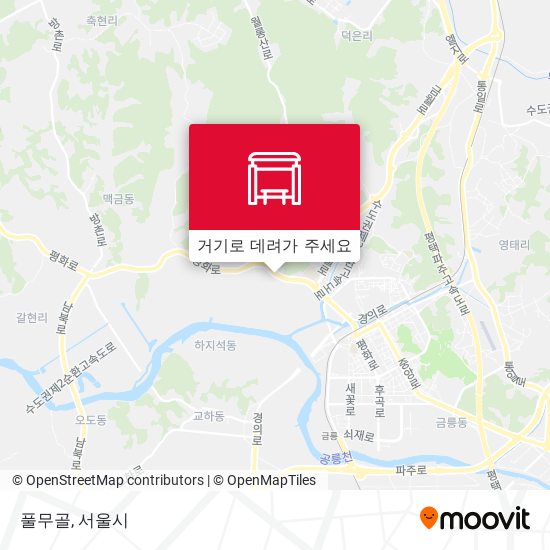 풀무골 지도