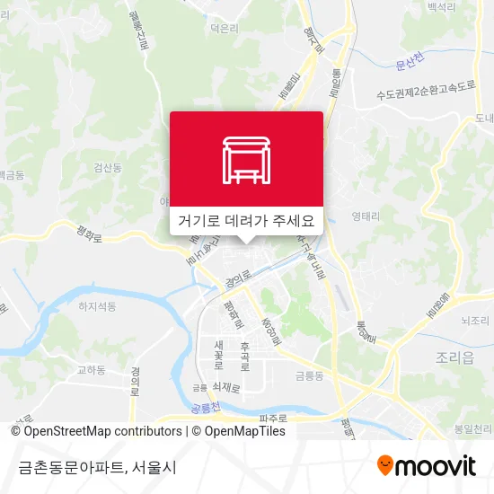 금촌동문아파트 지도